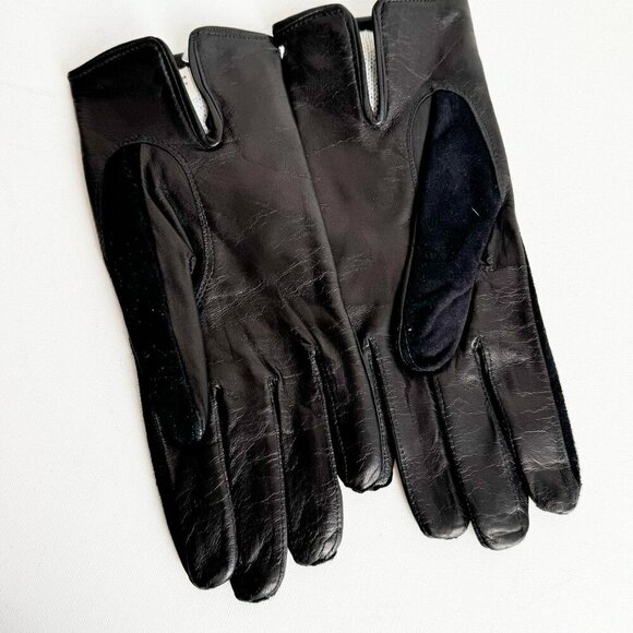 Vintage Eaton's Made in Italy Suede Gloves 8/S - Picture 2 of 5